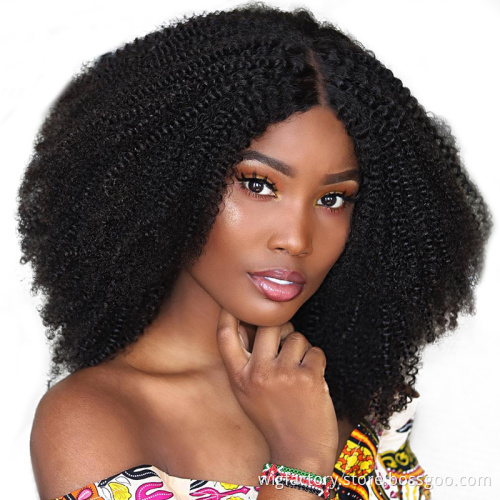 Wholesale afro kinky human hair, virgin human chinese hair bundles, afro kinky curly weave for black women